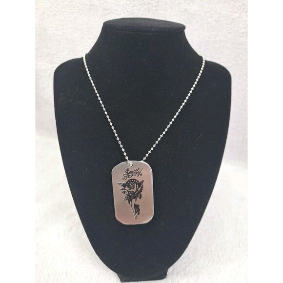 SAILOR JERRY Rum Dogtag Necklace Bottle Opener STAINLESS STEEL Ball Chain 2012 - Picture 2 of 9